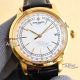 Perfect replica of the Swiss 9015 movement Patek Philippe rose gold case and leather strap watch (3)_th.jpg